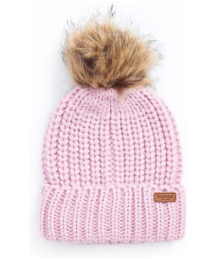 Women's Barbour Saltburn Bobble Hat - Lavender Haze