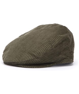 Women's Barbour Craster Cord Flat Cap - Olive