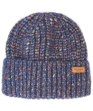 Women's Barbour Greta Beanie Hat - Denim