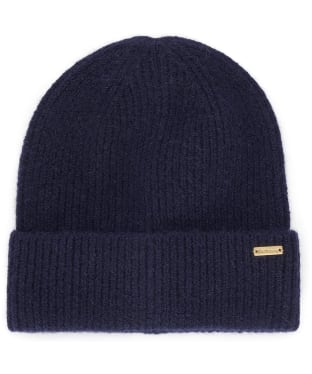 Women's Barbour Kirton Beanie Hat - Navy Marl