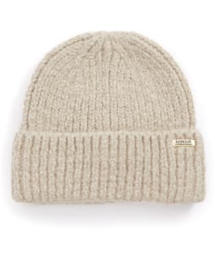 Women's Barbour International Aria Beanie Hat - Stone