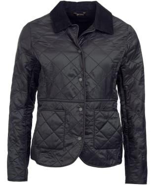 Women's Barbour Deveron Polarquilt Jacket - Black