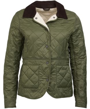 Women's Barbour Deveron Polarquilt Jacket - Olive