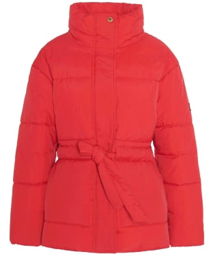 Women's Barbour International Cindy Puffer Jacket - Scarlet