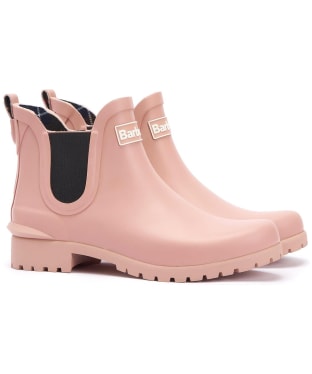 Women's Barbour Wilton Ankle Welly - Pink Rust