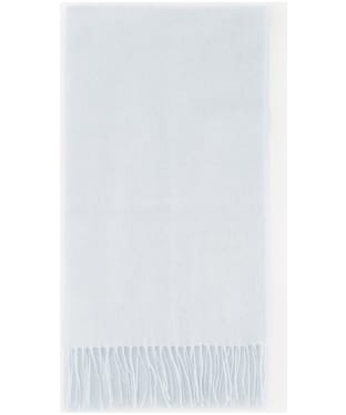 Women's Barbour Lambswool Woven Scarf - Pearl Blue
