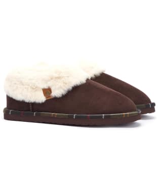 Women's Barbour Eloise Bootie Slippers - Brown