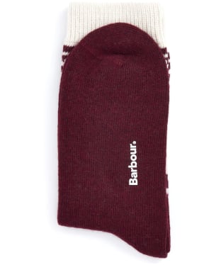 Women's Barbour Camille Sock - Cabernet