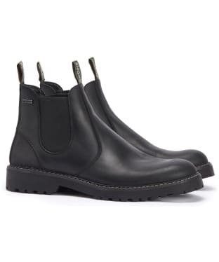 Men's Barbour Patton Chelsea Boots - Black