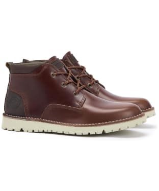 Men's Barbour Bedrock Derby Boots - Dark Brown