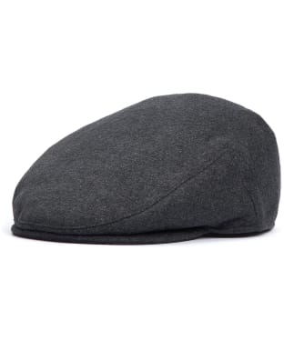 Men's Barbour Conon Flat Cap - Charcoal