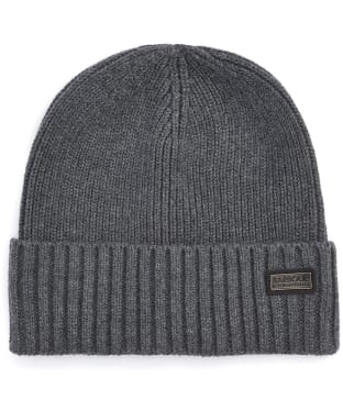 Men's Barbour International Chester Beanie Hat - Charcoal Grey