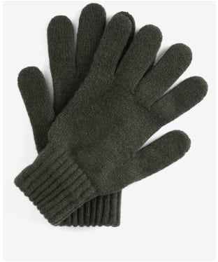 Barbour Lambswool Gloves - Olive