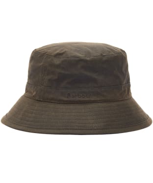 Men's Barbour Waxed Sports Hat - Olive