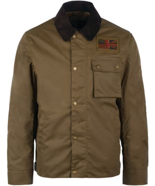 Men’s Barbour International Steve McQueen Workers Waxed Jacket - Sand