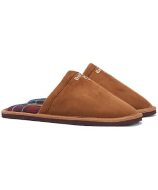 Men's Barbour Everitt Mule Slippers - Camel