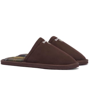 Men's Barbour Everitt Mule Slippers - Brown