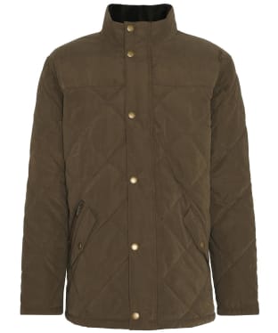 Men's Barbour Elter Quilted Jacket - Dark Olive