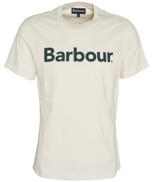 Men's Barbour Logo Tee - Whisper White