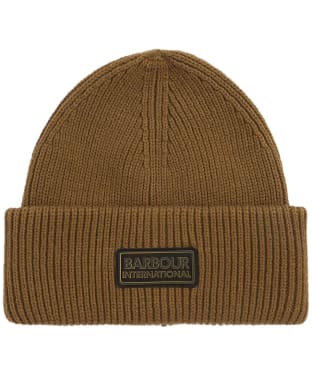 Men's Barbour International Flex Beanie Hat - Military Olive