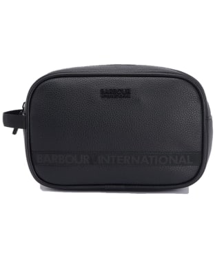 Men's Barbour International Blackwall Washbag - Black