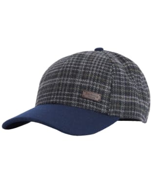 Men's Barbour Clyde Cap - Navy / Grey Plaid