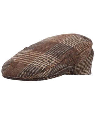 Men's Barbour Deveron Tweed Flat Cap - Rustic Mix