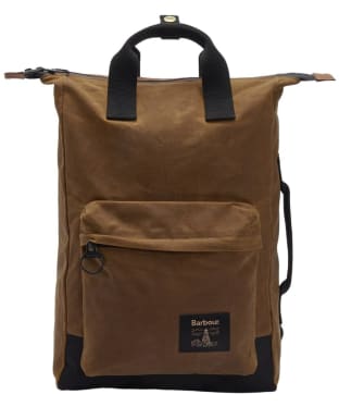 Barbour Field Wax Backpack - Tan / Black