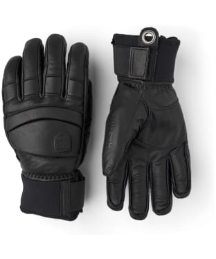 Men's Hestra Fall Line 5 Finger Ski, Snowboarding Gloves - Black