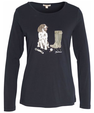 Women's Barbour Hedley Long Sleeve T-Shirt - Navy