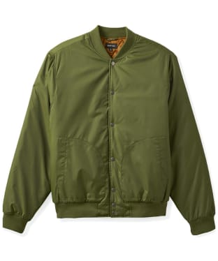 Men's Brixton Dillinger Flight Bomber Jacket - Cypress Green