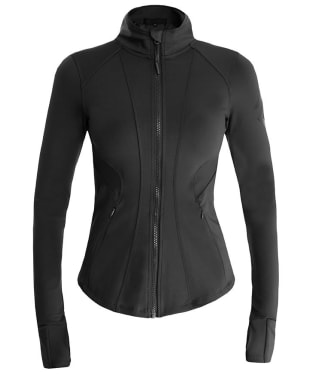 Women's Aztec Diamond Fitted Jacket - Black