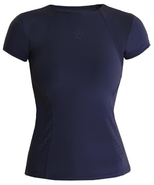 Women's Aztec Diamond Short Sleeve Tech Tee - Navy