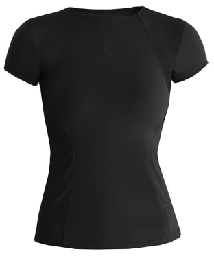 Women's Aztec Diamond Short Sleeve Tech Tee - Black