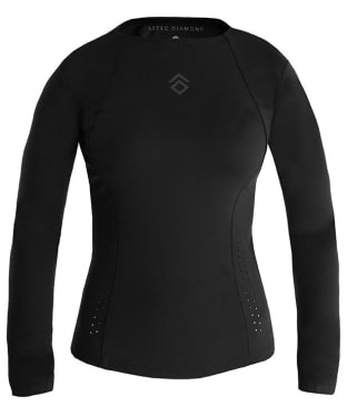 Women's Aztec Diamond Long Sleeve Tech Tee - Black