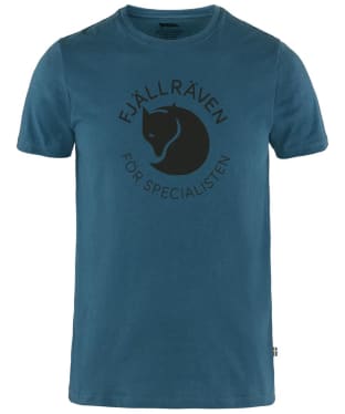 Men’s Fjallraven Fox Short Sleeve T-Shirt - Indigo Blue