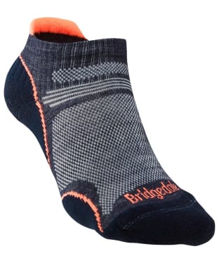 Women's Bridgedale Hike Ultralight T2 Merino Performance Low Socks - Navy / Candy