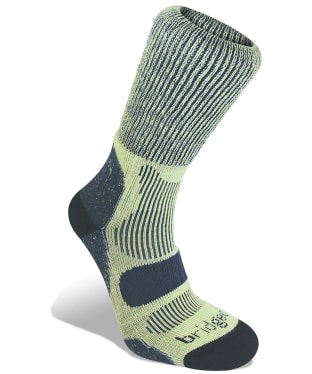 Men's Bridgedale Hike Lightweight Cotton Cool Comfort Boot Socks - Indigo