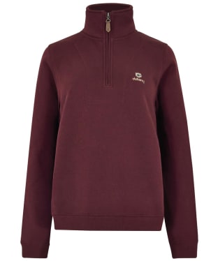 Women's Dubarry Castlemartyr 1/4 Zip Sweatshirt - Oxblood