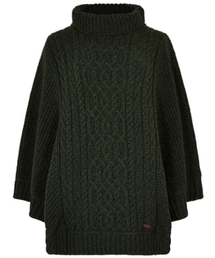 Women's Dubarry Kilronan Merino Wool Poncho - Olive