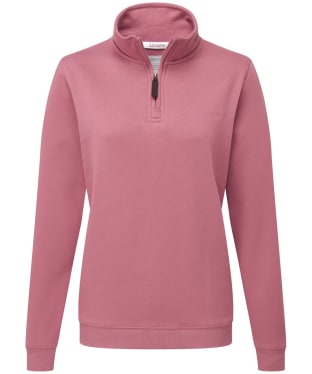 Women’s Schoffel Sennen Cove ¼ Zip Sweatshirt - Dark French Rose