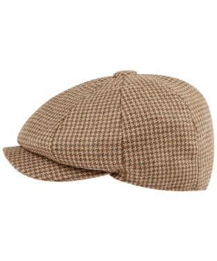 Women's Schöffel Newsboy Cap - Houndstooth Tweed