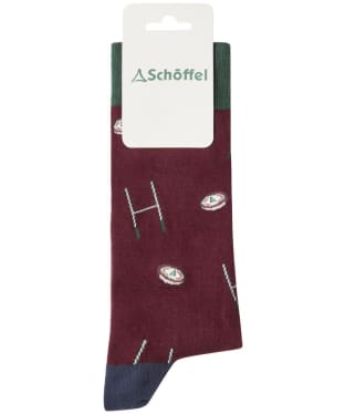 Men’s Schöffel Single Cotton Socks - Woodland Rugby