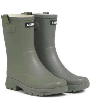 Women’s Aigle Alya Rubber Mid Height Wellington Boots - Taillis