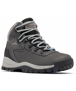 Women's Columbia Newton Ridge Plus Waterproof Hiking Boots - Quarry / Cool Wave