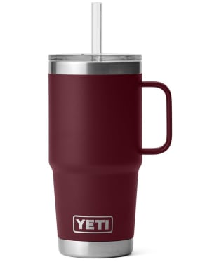 YETI Rambler 25oz Stainless Steel Vacuum Insulated Straw Mug 2.0 - Wild Vine Red