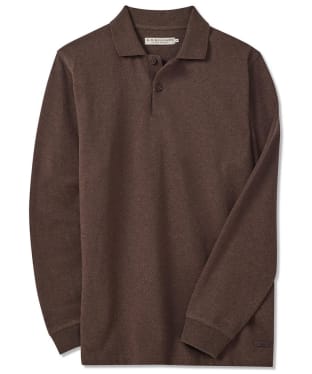 Men's R.M. Williams Percy Rugby Shirt - Brown