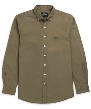 Men's Rodd & Gunn Oxford PD Long Sleeve Shirt - Olive