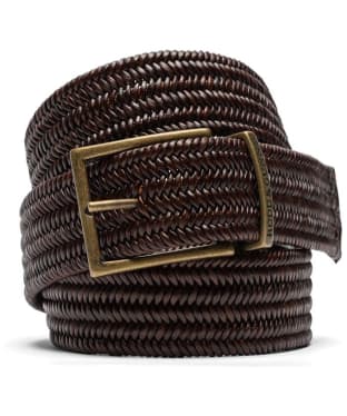 Men's Rodd & Gunn Stirling Leather Stretch Webbing Belt - Testa Di Moro