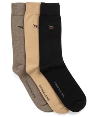 Men's Rodd & Gunn Three On A Tree Socks - 3 Pack - Assorted